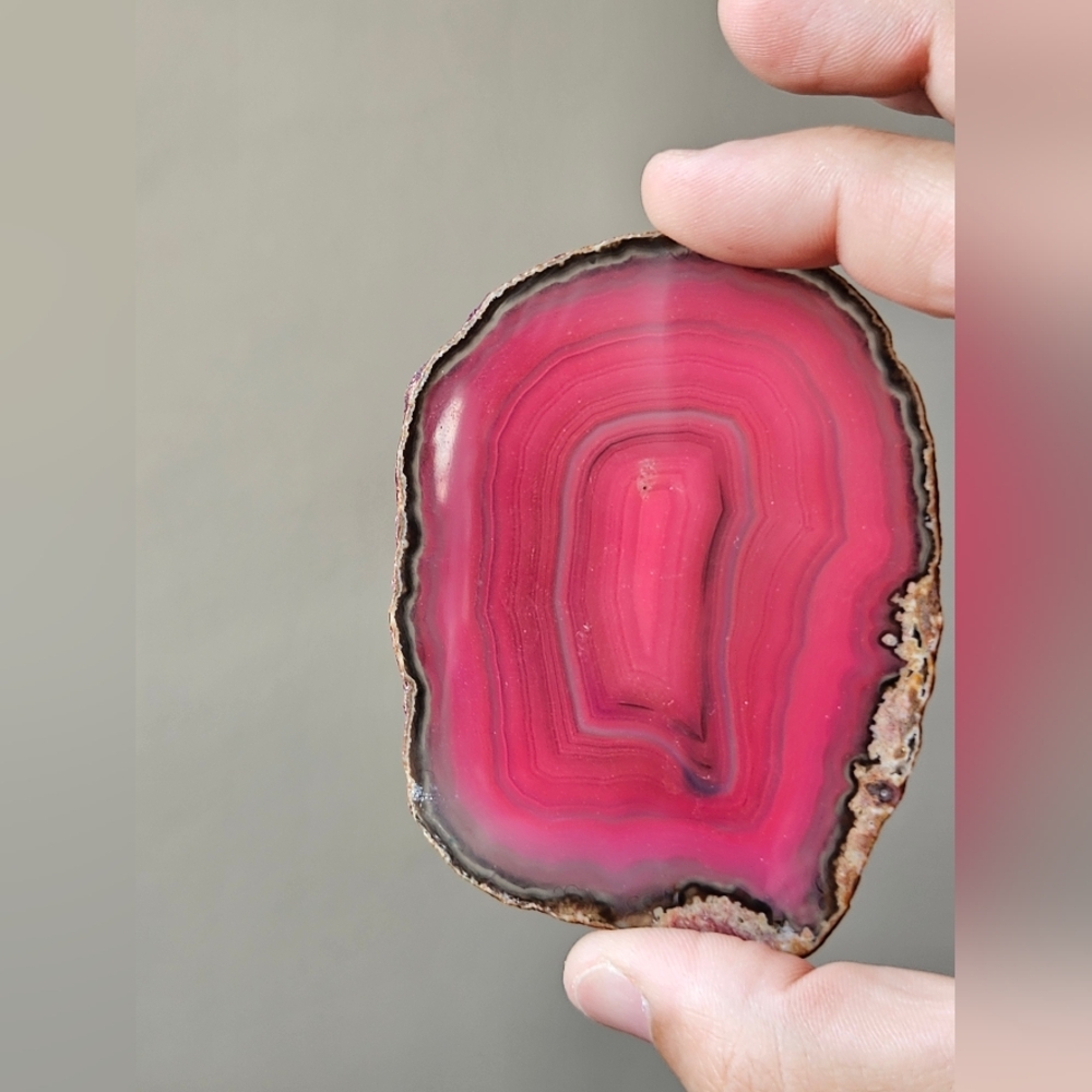 Pink Agate Slice